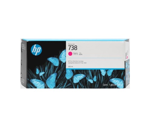 [Расходные материалы] Картридж/ HP 738 300-ml Magenta DesignJet Ink Cartridge