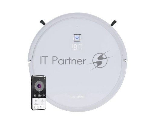 Робот-пылесос Polaris PVCR 1226 WI-FI IQ Home GYRO белый, 25 Вт, 2600 мАч Li-Ion, уборка сухая/влажная, пылесборник контейнер 0.4 л