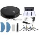 Робот-пылесос Polaris PVCR 1226 WI-FI IQ Home GYRO графитовый, 25 Вт, 2600 мАч Li-Ion, уборка сухая/влажная, пылесборник контейнер 0.3 л
