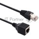Патч-корд Buro BU-C5EXTND-1M-B UTP cat5E solid 1м черный RJ-45 (m)-RJ-45 (f)