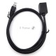 Патч-корд Buro BU-C5EXTND-2M-B UTP cat5E 2м черный RJ-45 (m)-RJ-45 (f)