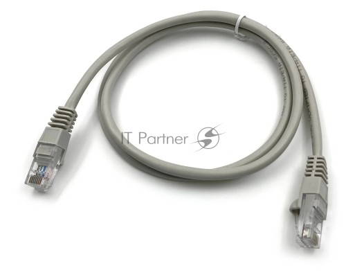 Патч-корд Buro LSZH UTP cat5E 1м серый RJ-45 (m)-RJ-45 (m) (UTP-5E-1M-G-LSZH)