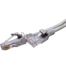 Патч-корд Suprlan 10-0144 UTP RJ-45 вил.-вилка RJ-45 кат.5E 3м серый LSZH 24AWG