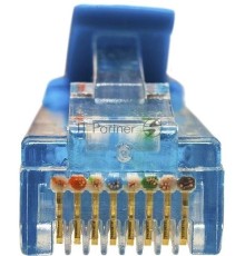 Патч-корд Suprlan 10-0148 UTP RJ-45 вил.-вилка RJ-45 кат.5E 2м синий LSZH 24AWG