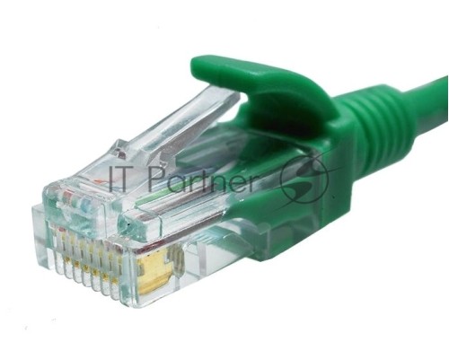Патч-корд Suprlan 10-0156 UTP RJ-45 вил.-вилка RJ-45 кат.5E 0.5м зеленый LSZH 24AWG