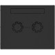 Шкаф коммутационный NTSS Lime (NTSS-WL9U5560GS-BL) настенный 9U 550x600мм пер.дв.стекл несъемн.бок.пан. 30кг черный 500мм 15кг 110град. 500мм IP20 сталь