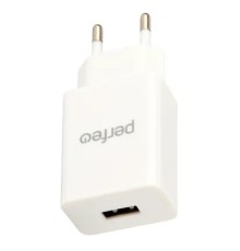 PERFEO Сетевое зарядное устройство с разъемом USB, 2А, белый (I4666)