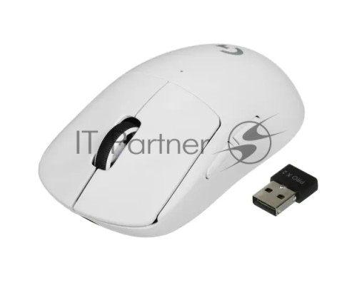 Мышь беспроводная Logitech G PRO X SUPERLIGHT 2 белый, 32000 dpi, радиоканал, USB, кнопки - 5