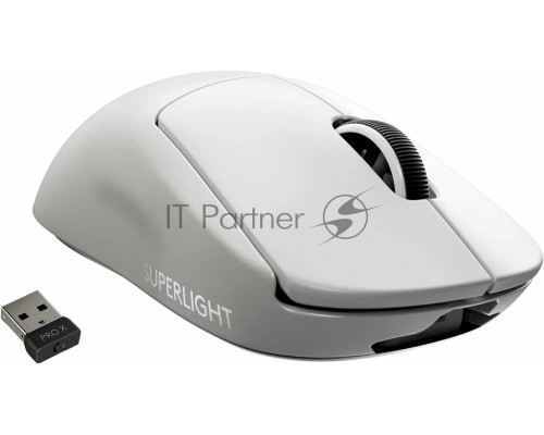 Мышь беспроводная Logitech G PRO X SUPERLIGHT 2 белый, 32000 dpi, радиоканал, USB, кнопки - 5