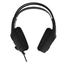 Perfeo игровая гарнитура RGF AIR черная 1,8 м, разъем 3,5 мм (4 pin) и USB (LED), переходник