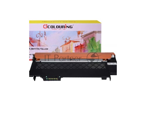 Картридж Colouring CG-W2072A (№117A) Yellow (700 копий) для принтеров HP Color Laser 150nw/150a/178nw/179fnw