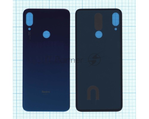 Задняя крышка для Xiaomi Redmi Note 7 Pro голубая