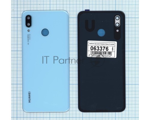 Задняя крышка для Huawei Nova 3, синяя