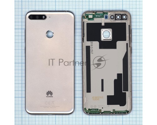 Задняя крышка для Huawei Y6 2018, золотая