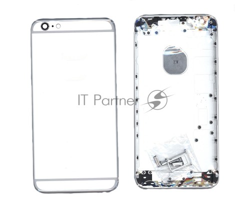 Задняя крышка для iPhone 6S Plus (5.5), серебристая