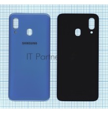 Задняя крышка для Samsung A405F Galaxy A40 (2019), голубая