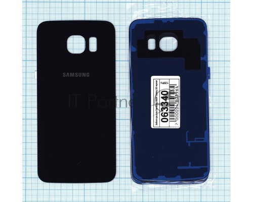Задняя крышка для Samsung G920F Galaxy S6,  черная