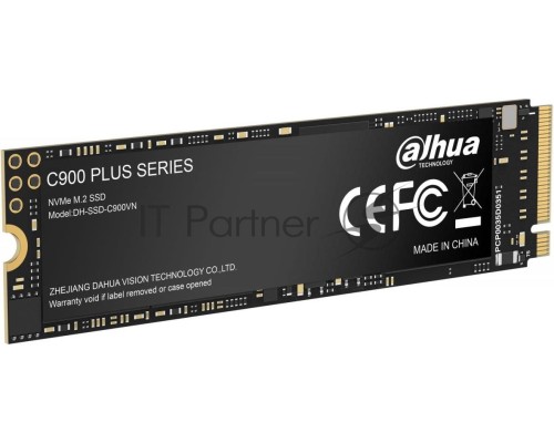 Накопитель SSD Dahua C900 Plus-B 2TB M.2 2280 PCIe3x4 3D NAND, 7mm, R/W up to 3400MB/s/3000MB/s, IOPS(R4K) 544K/403K, TBW 2000TB 3y wty