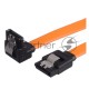 Кабель а/в GOPOWER Длина 0.5 м Разъёмы SATA (m)-SATA (m) Цвет черный / оранжевый 00-00029042