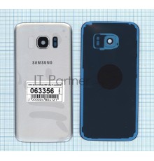 Задняя крышка для Samsung G930F Galaxy S7, серебристая