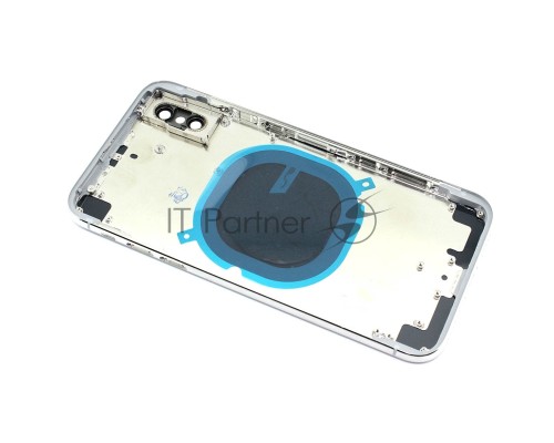 Задняя крышка (корпус) в сборе с рамкой для Apple iPhone X, white