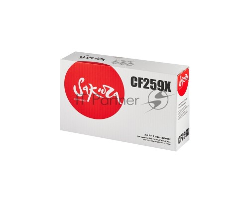 Картридж Sakura CF259X (59X) для HP LJ M304/M404/MFPM428, черный, 10000 к. (без чипа)