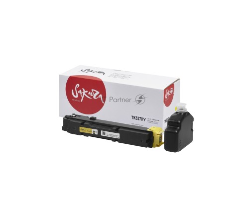 Картридж Sakura TK5370Y для Kyocera ECOSYS PA3500cx/ECOSYS MA3500cix/ECOSYS MA3500cifx, желтый, 5000к.