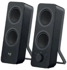 Колонки Logitech Z207 2.0 черный 10Вт беспроводные BT