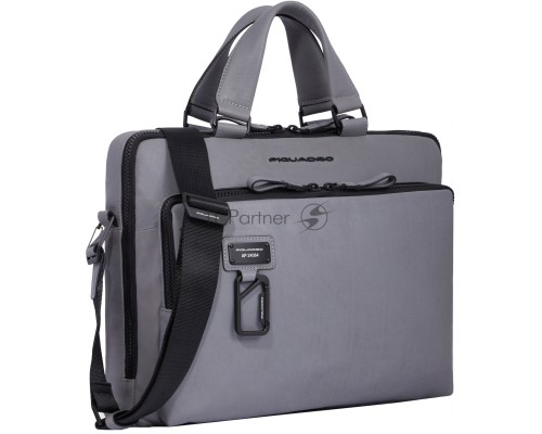 Сумка для ноутбука Piquadro Harper CA4098AP/GR серый натур.кожа