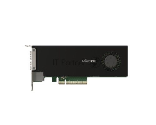 Сетевая карта MikroTik Cloud Core Router 2004-1G-2XS-PCIe network interface card with quad-core ARMv8 64-bit AL32400 CPU, 4GB RAM, 2x25G SFP28 cages, 1xGbit LAN, RouterOS L6