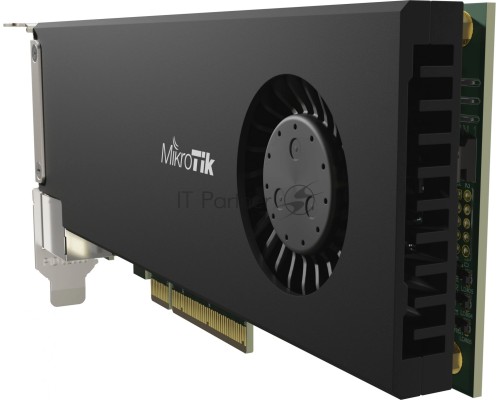 Сетевая карта MikroTik Cloud Core Router 2004-1G-2XS-PCIe network interface card with quad-core ARMv8 64-bit AL32400 CPU, 4GB RAM, 2x25G SFP28 cages, 1xGbit LAN, RouterOS L6