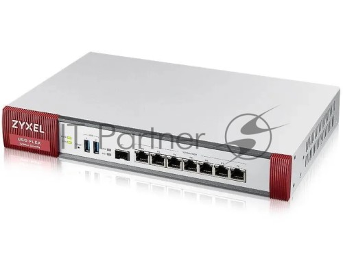 Межсетевой экран и Wi-Fi контроллер Zyxel USG FLEX 500, Rack, 7 конфигурируемых (LAN/WAN) портов GE, 1xSFP, 2xUSB3.0, AP Controller (8/72), Device HA Pro, NebulaFlex **