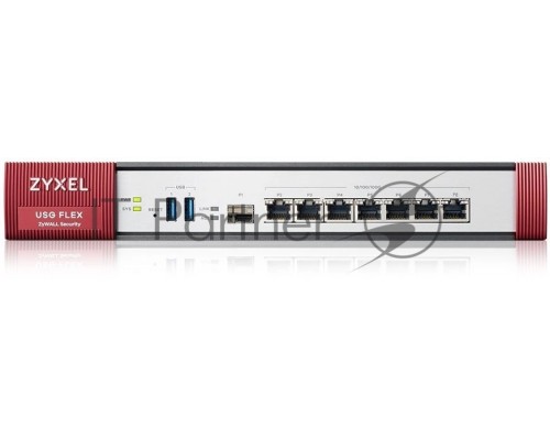 Межсетевой экран и Wi-Fi контроллер Zyxel USG FLEX 500, Rack, 7 конфигурируемых (LAN/WAN) портов GE, 1xSFP, 2xUSB3.0, AP Controller (8/72), Device HA Pro, NebulaFlex **