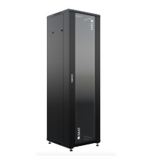БАСТИОН SKAT TB-32R660GF-B Шкаф напольный универсальный серверный 32U 600х600мм, дверь стеклянная (4404) {1.5 года гарантия}