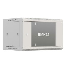 БАСТИОН SKAT TB-15W660GF-G Шкаф настенный телекоммуникационный 15U 600х600х770мм, дверь стеклянная (4424) {1.5 года гарантия}