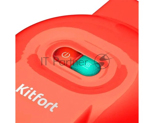 Вафельница Kitfort КТ-3614-1 550Вт красный/черный