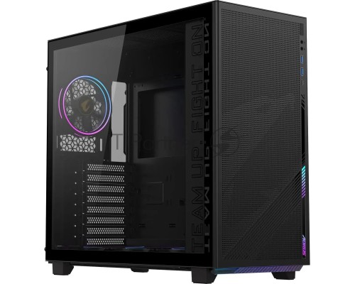 Компьютерный корпус Gigabyte GB-AC400G черный без БП ATX 2xUSB3.0 1xUSB3.1 audio bott PSU