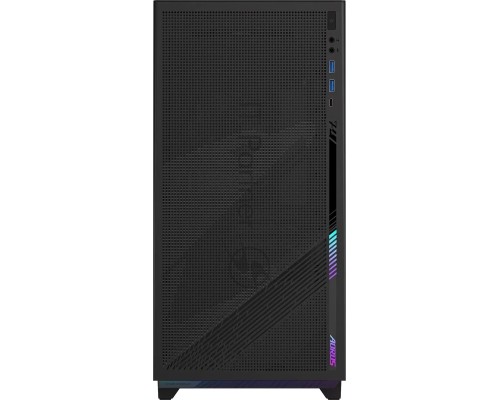 Компьютерный корпус Gigabyte GB-AC400G черный без БП ATX 2xUSB3.0 1xUSB3.1 audio bott PSU