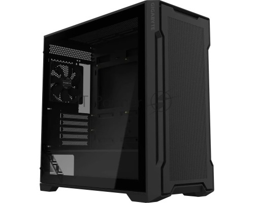 Компьютерный корпус Gigabyte C102B GB-C102G, без БП MicroATX 5x120мм 4x140мм 2xUSB3.0 audio bott PSU, черный