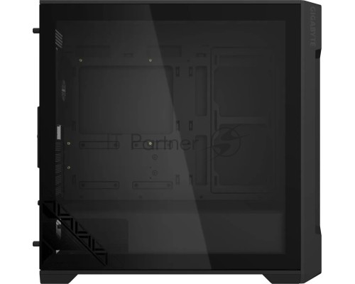 Компьютерный корпус Gigabyte C102B GB-C102G, без БП MicroATX 5x120мм 4x140мм 2xUSB3.0 audio bott PSU, черный
