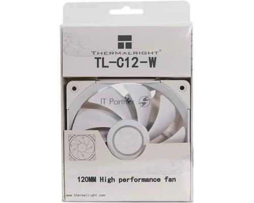 Вентилятор Thermalright TL-C12-W белый 4-pin 25.6dB 135gr Ret Вентилятор Thermalright TL-C12-W белый 4-pin 25.6dB 135gr Ret