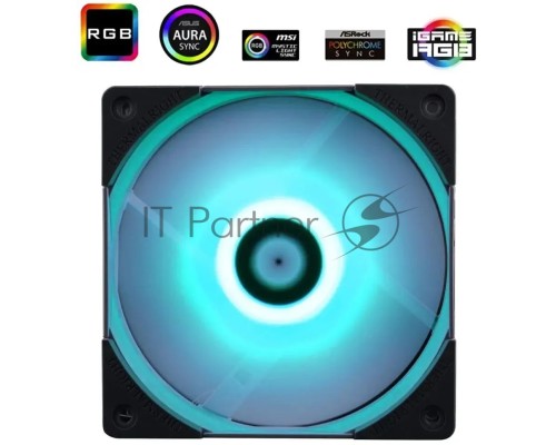 Вентилятор Thermalright TL-R12 RGB черный 4-pin 15-23dB 135gr Ret (TL-R12) Вентилятор Thermalright TL-R12 RGB черный 4-pin 15-23dB 135gr Ret (TL-R12)