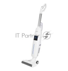 Пылесос моющий Polaris PVCW 4050 белый/белый, питание от аккумулятора, 110 Вт, уборка влажная/сухая, пылесборник 0.6 л
