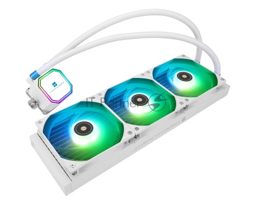Система водяного охлаждения Thermalright Frozen Prism 360 ARGB Soc-AM5/AM4/1151/1200/2066/1700 белый 4-pin 27dB Al Ret (F-PRISM-360-WH-ARGB)