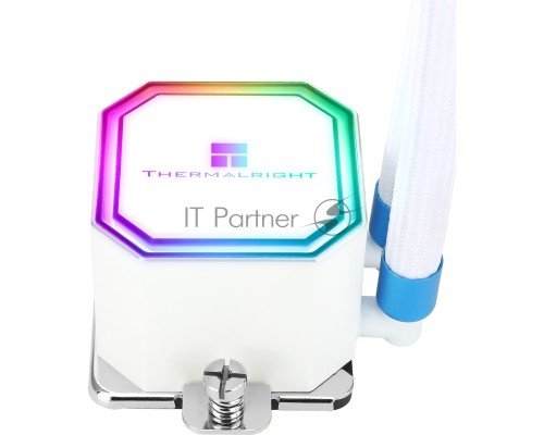 Система водяного охлаждения Thermalright Frozen Prism 360 ARGB Soc-AM5/AM4/1151/1200/2066/1700 белый 4-pin 27dB Al Ret (F-PRISM-360-WH-ARGB)
