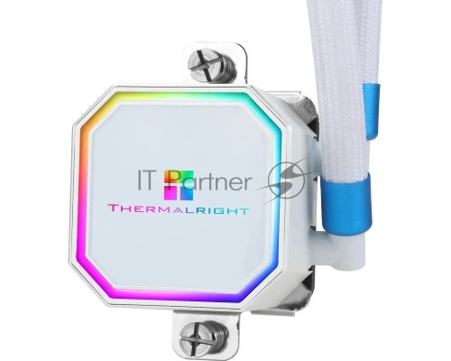 Система водяного охлаждения Thermalright Frozen Prism 360 ARGB Soc-AM5/AM4/1151/1200/2066/1700 белый 4-pin 27dB Al Ret (F-PRISM-360-WH-ARGB)