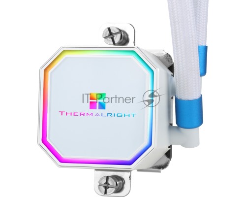 Система водяного охлаждения Thermalright Frozen Prism 360 ARGB Soc-AM5/AM4/1151/1200/2066/1700 белый 4-pin 27dB Al Ret (F-PRISM-360-WH-ARGB)