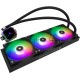 Система водяного охлаждения Thermalright Frozen Prism 360 ARGB Soc-AM5/AM4/1151/1200/2066/1700 черный 4-pin 27dB Al Ret (F-PRISM-360-BL-ARGB)
