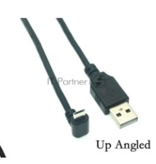 Кабель USB  Type A на Micro USB угол вверх  0,5 м