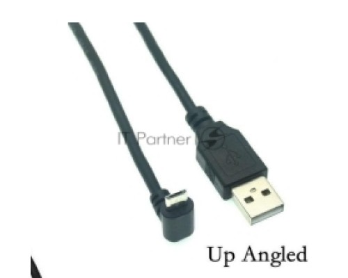 Кабель USB  Type A на Micro USB угол вверх  0,5 м